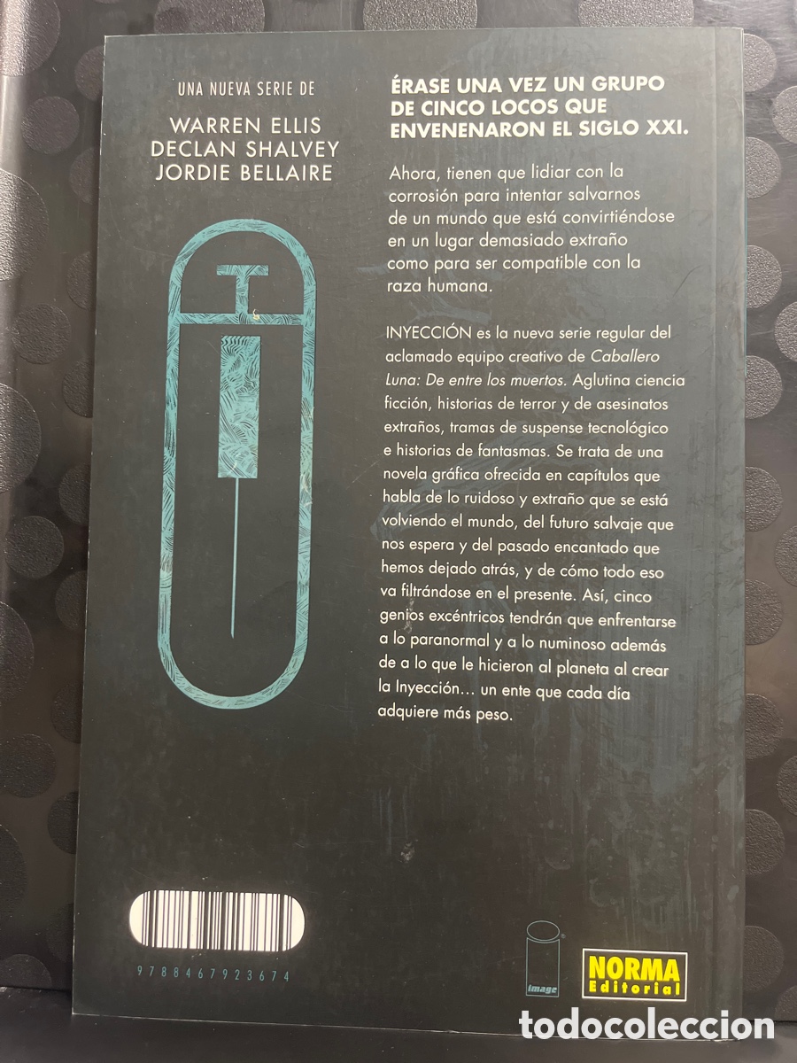 C&oacute;mics: INYECCI&Oacute;N N.1 VOLUMEN UNO de WARREN ELLIS IMAGE COMICS ( 2016/2018 ) - Foto 2