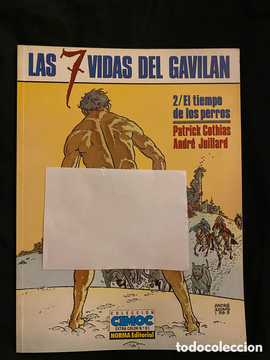 C&oacute;mics: Comic Las 7 vidas del gavil&aacute;n. 1989.