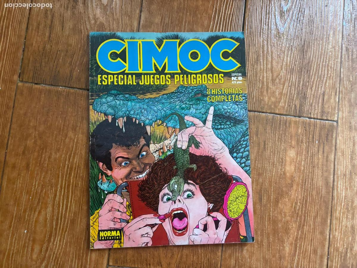 C&oacute;mics: CIMOC ESPECIAL N&ordm; 8. ESPECIAL JUEGOS PELIGROSOS EDITORIAL NORMA 1988