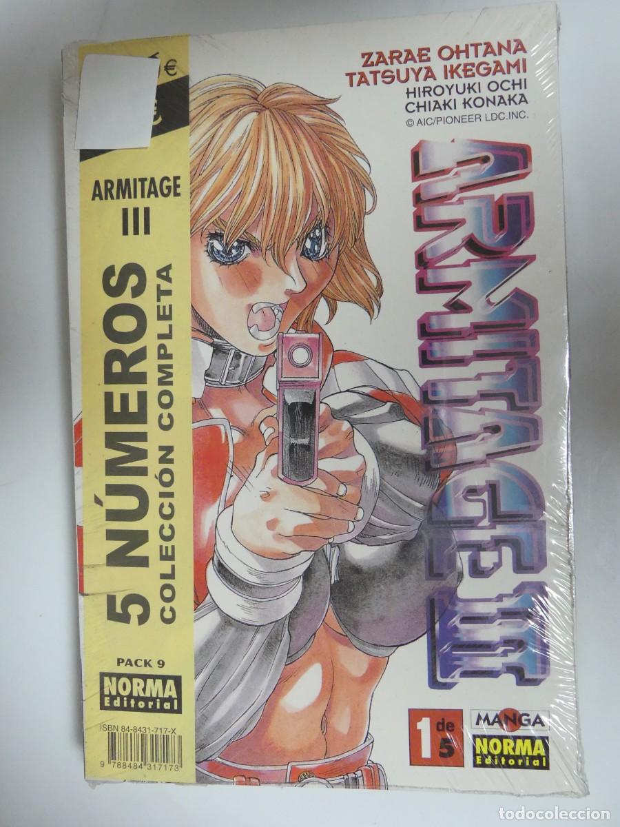 Comics: PACK DE 5 NUMEROS COLECCI&Oacute;N COMPLETA DE ARMITAGE III EDITORIAL NORMA