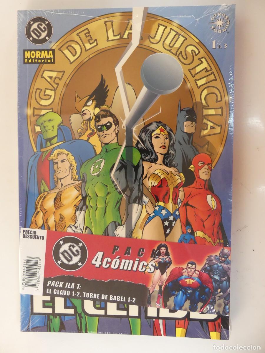 Fumetti: PACK DE 4 COMICS &ndash; LIGA DE LA JUSTICIA &ndash; EDITORIAL NORMA