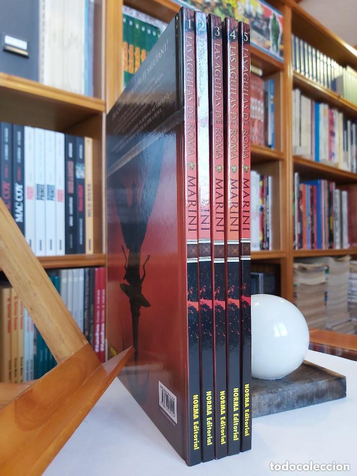 C&oacute;mics: * LAS &Aacute;GUILAS DE ROMA * MARINI * LOTE 4 COMICS : LIBROS I AL IV * NORMA EDITORIAL *