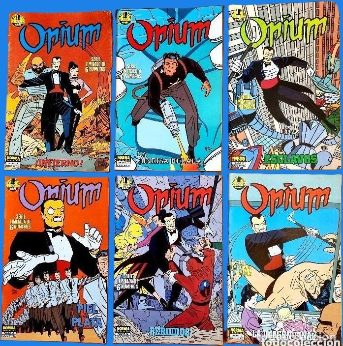 Comics: OPIUM- Serie Limitada de 6 N&Uacute;MEROS (COMPLETA) (C&Oacute;MICS BOOK-NORMA EDITORIAL).