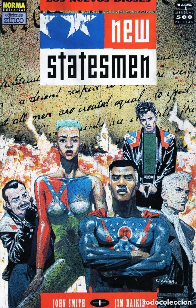 C&oacute;mics: NEW STATESMEN serie limitada de 5 numeros ( COMPLETA ). Norma Editorial - Foto 2