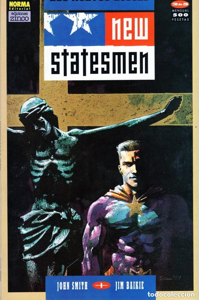 C&oacute;mics: NEW STATESMEN serie limitada de 5 numeros ( COMPLETA ). Norma Editorial - Foto 3