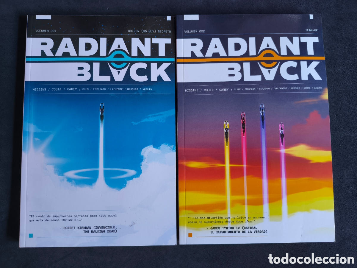 C&oacute;mics: Comics Radiant black 1 y 2