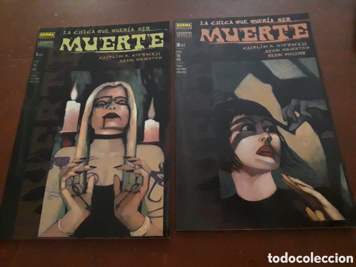 C&oacute;mics: LA CHICA QUE QUER&Iacute;A SER MUERTE. 2 TOMOS. COMPLETA