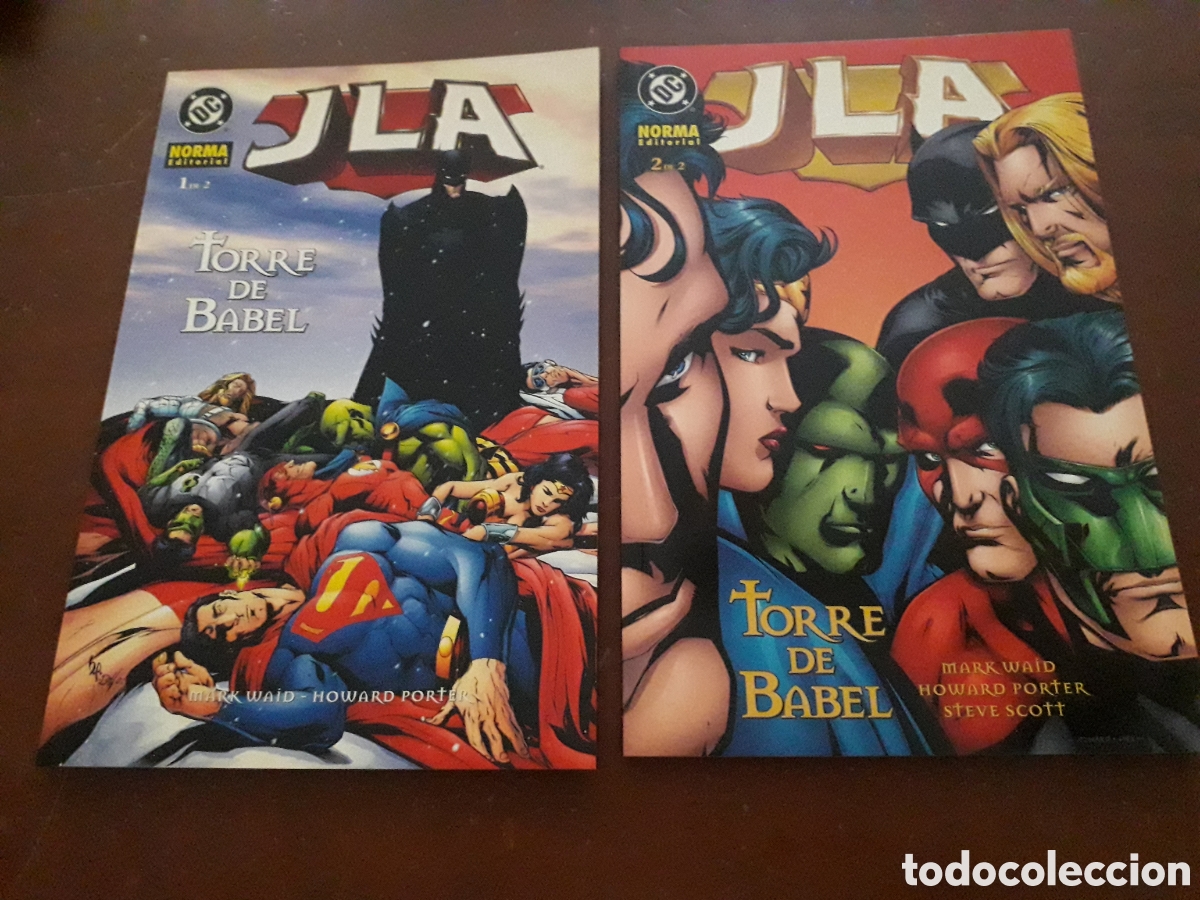 C&oacute;mics: JLA TORRE DE BABEL. DOS TOMOS. COMPLETA