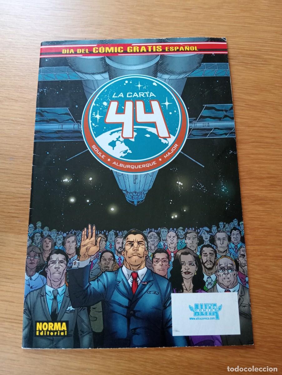 Fumetti: TOMO &Uacute;NICO. LA CARTA 44. D&Iacute;A DEL C&Oacute;MIC GRATIS EN ESPA&Ntilde;OL. GRAPA. NORMA. 2015.