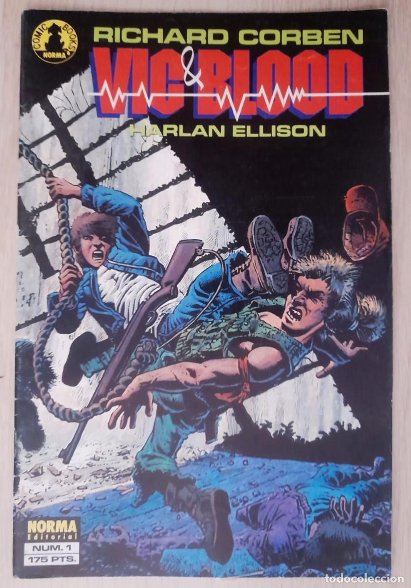 C&oacute;mics: Vic And Blood - Coleccion Completa de 2 comics - Harlan Ellison / Richard Corben - Norma