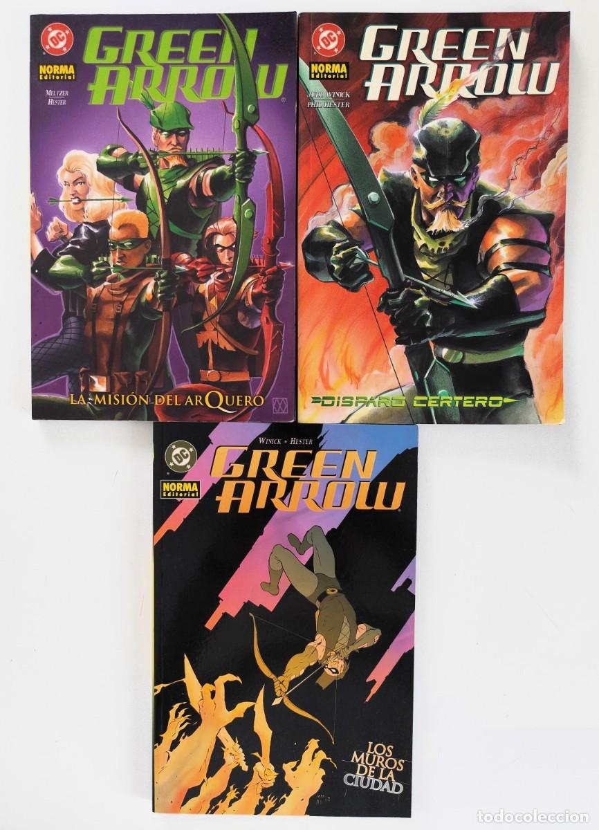 C&oacute;mics: GREEN ARROW # 1,2,3 (Brad Meltzer, Phil Hester, Matt Wagner, Judd Winick) COMPLETA ~ DC/NORMA (2004)