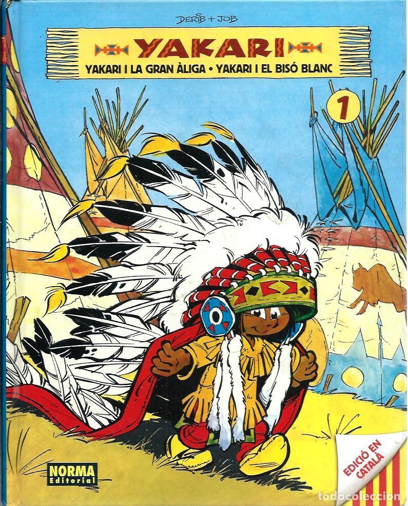 C&oacute;mics: DERIB - YAKARI N&ordm; 1 - LA GRAN ALIGA I EL BISO BLANC - NORMA 2014 - EN CATALA - MOLT NOU
