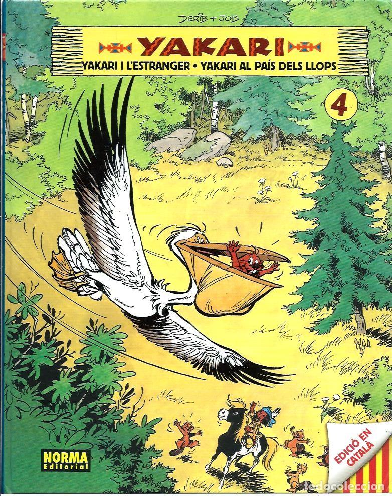 C&oacute;mics: DERIB - YAKARI N&ordm; 4 - L' ESTRANGER I AL PAIS DELS LLOPS - NORMA 2010 - EN CATALA - MOLT NOU