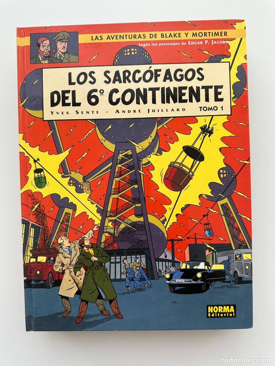 C&oacute;mics: Las aventuras de Blake y Mortimer. Los sarc&oacute;fagos del 6&ordm; Continente (Tomos 1 y 2) - Sente / Juillard