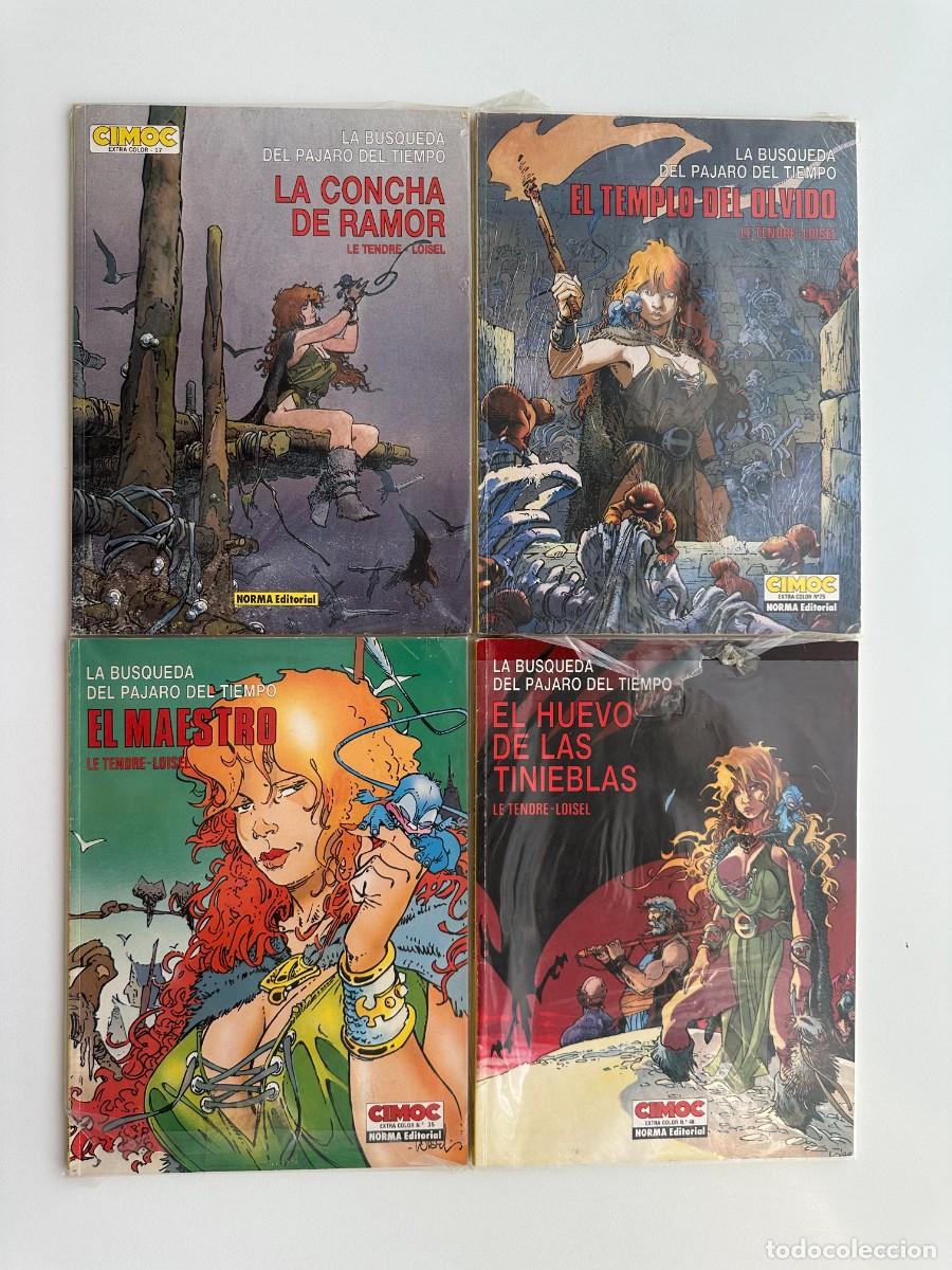 C&oacute;mics: Col. Cimoc Extra Color N&ordm; 17, 25, 35 y 48. La b&uacute;squeda del p&aacute;jaro del tiempo 1 al 4 (1&ordf; Saga) Loisel