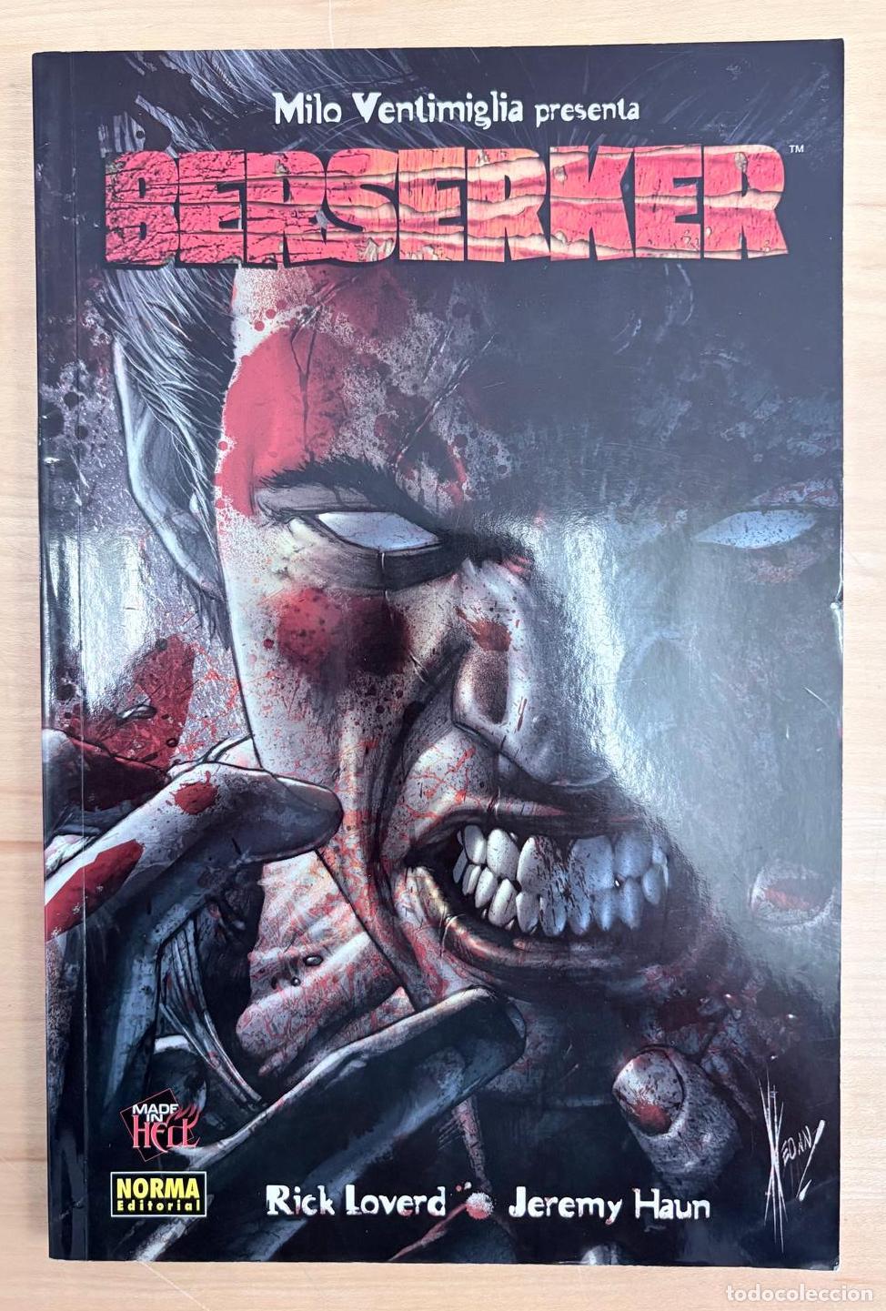 C&oacute;mics: BERSERKER. MILO VENTIMIGLIA, NORMA, 2011