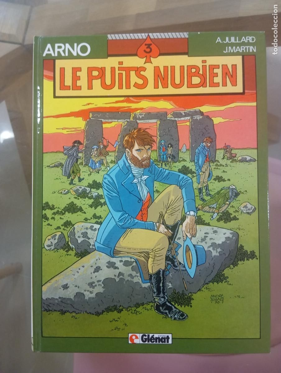 C&oacute;mics: arno n&ordm; 3 de jacques martin ( alix, lefranc) y andr&eacute; juillard - gl&eacute;nat muy dificil y en perfecto est