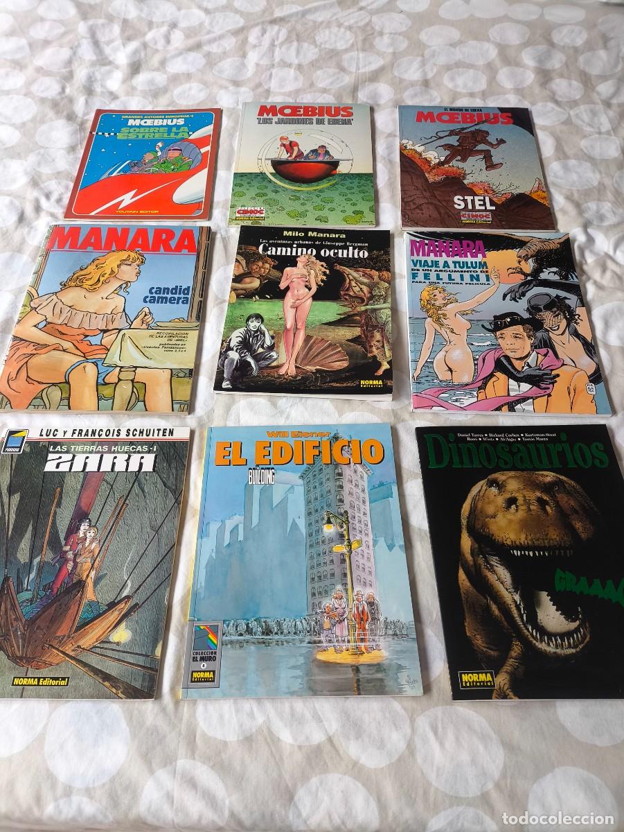 C&oacute;mics: Lote 9 tomos comic europeo a&ntilde;os 80. Primeras ediciones