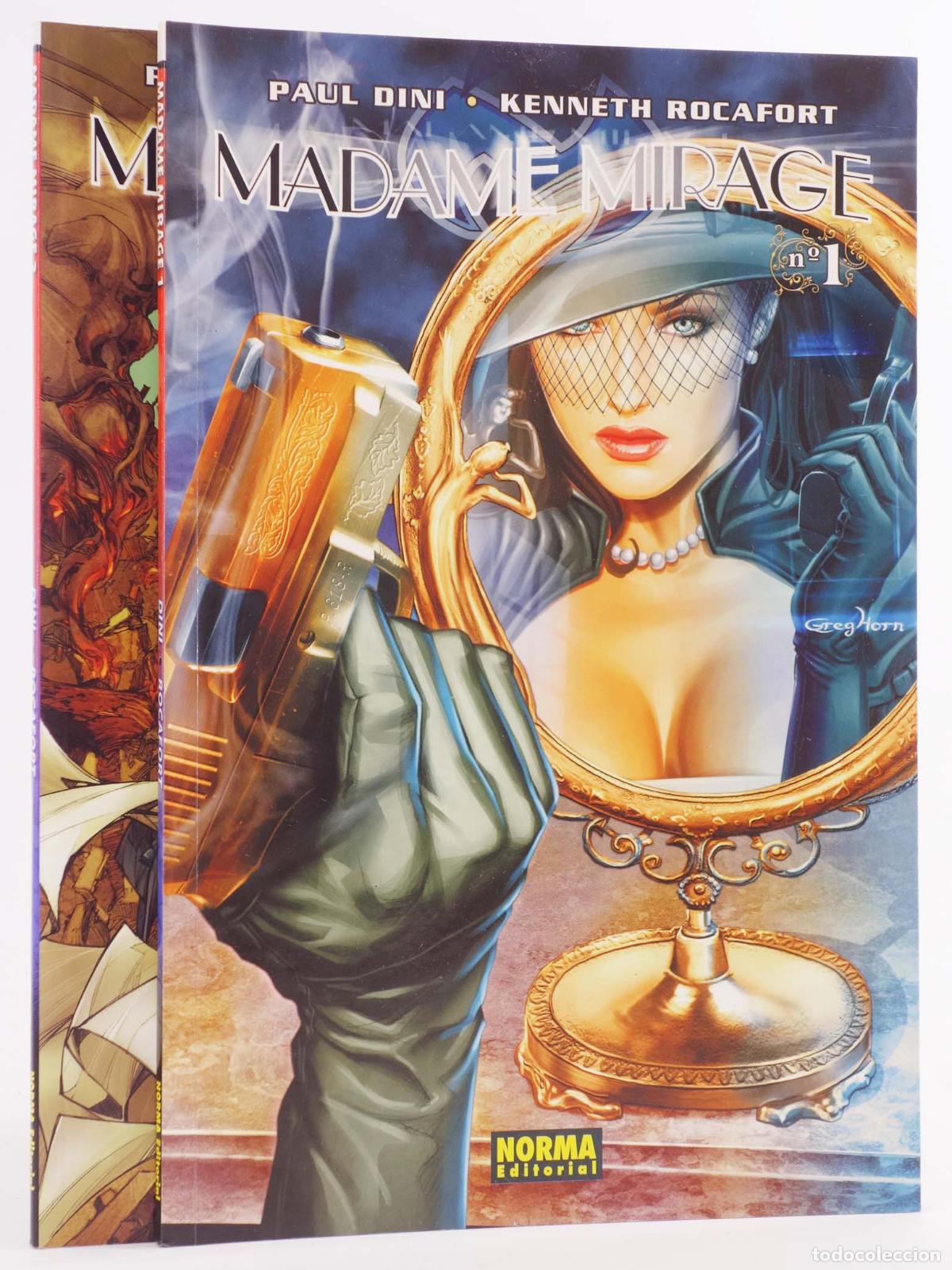 C&oacute;mics: MADAME MIRAGE 1 A 2. COMPLETA (Paul Dini/Kenneth Rocafort) Norma, 2008