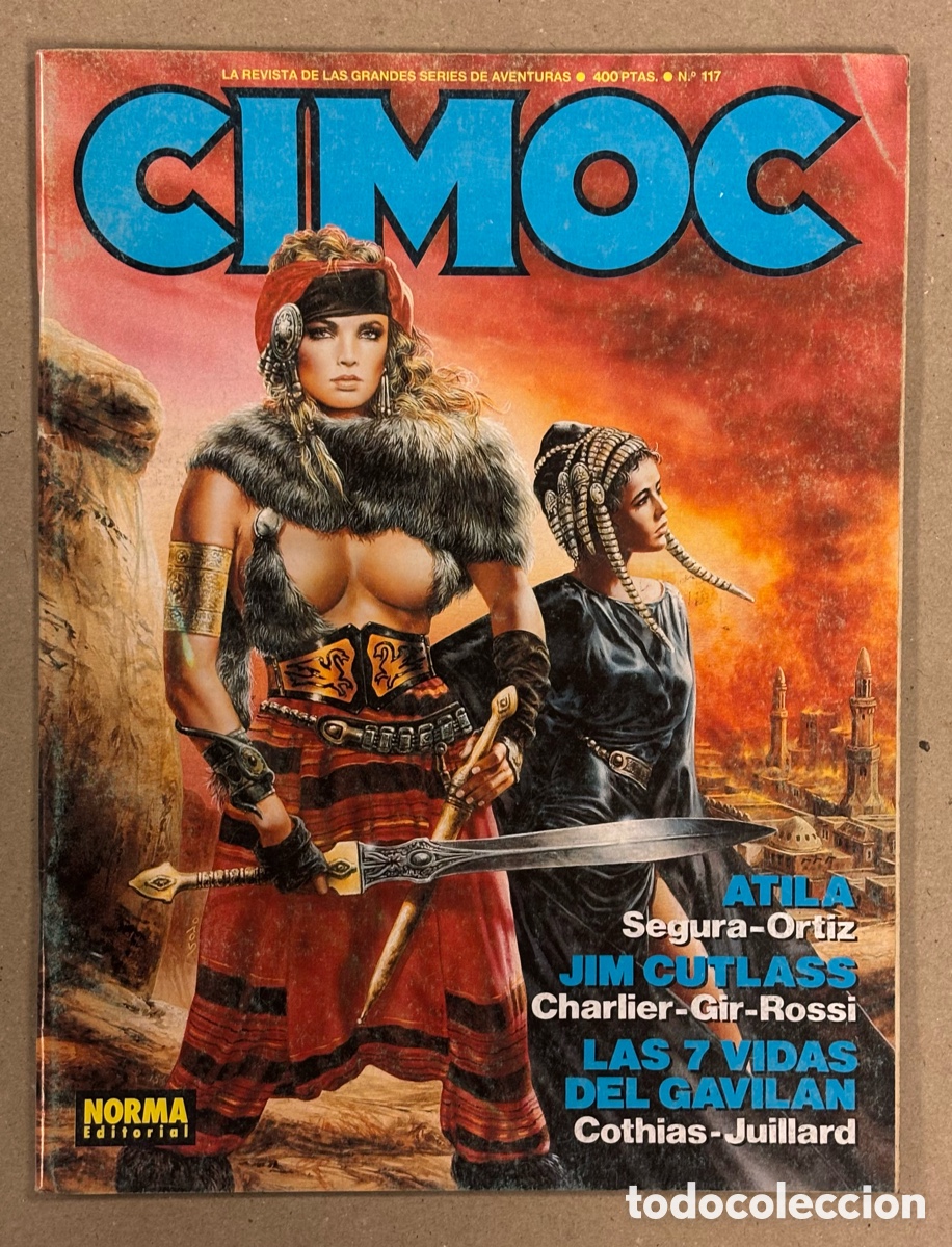 C&oacute;mics: CIMOC N&deg; 117 (NORMA). SEGURA y ORTIZ, CHARLIER - GIR - ROSSI, COTHIAS y JUILLARD,&hellip;
