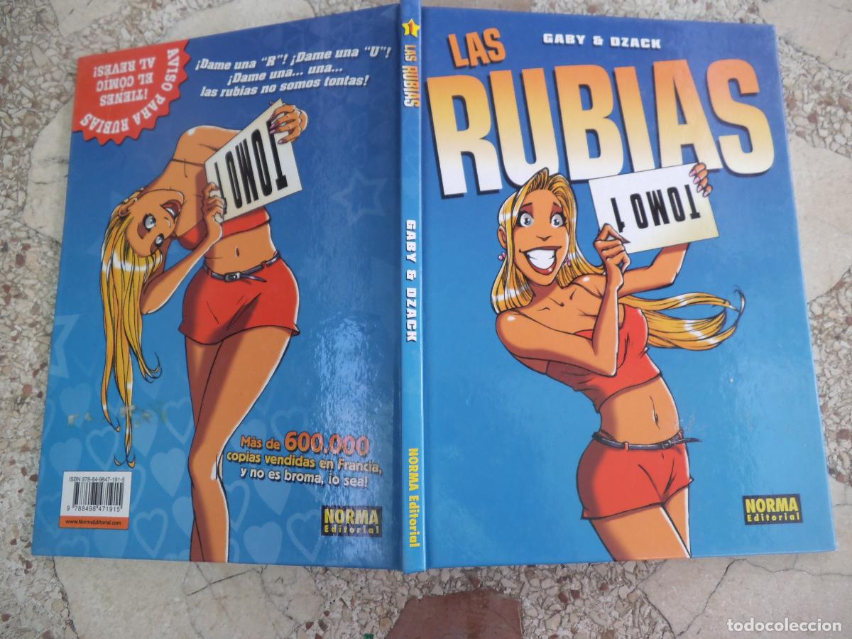 C&oacute;mics: comic, las rubias tomo 1, gaby & dzack, norma ,color,