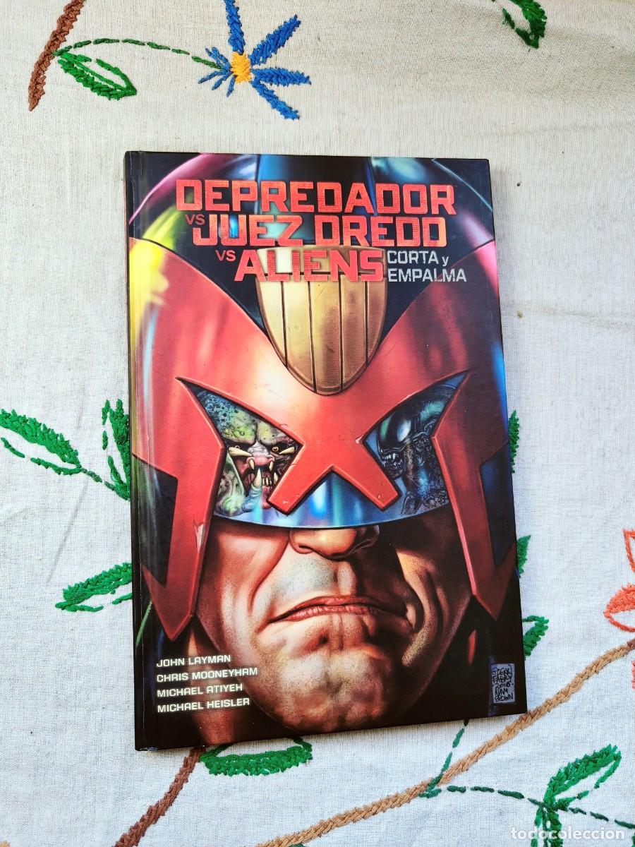 C&oacute;mics: Juez Dredd VS Aliens. Corta y empalma. Norma. Tapa dura