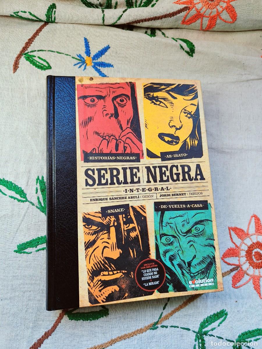 C&oacute;mics: Serie Negra Integral. Enrique Sanch&eacute;z Abul&iacute; y Jordi Bernet. Panini. Tapa dura.