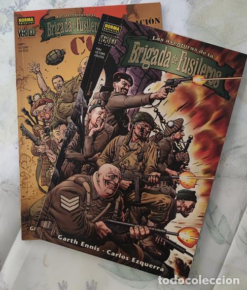 C&oacute;mics: Las aventuras de la Brigada de Fusileros y LABF: Operaci&oacute;n Coj&oacute;n. Garth Ennis y Carlos Ezquerra