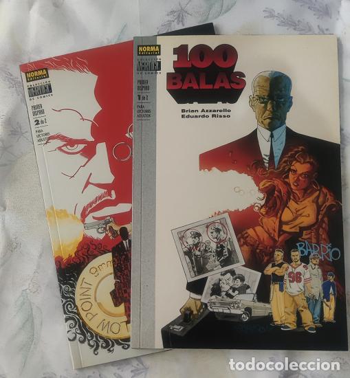 C&oacute;mics: 100 balas 1 y 2. Brian Azzarello y Eduardo Risso. 2000. Norma editorial - Foto 1