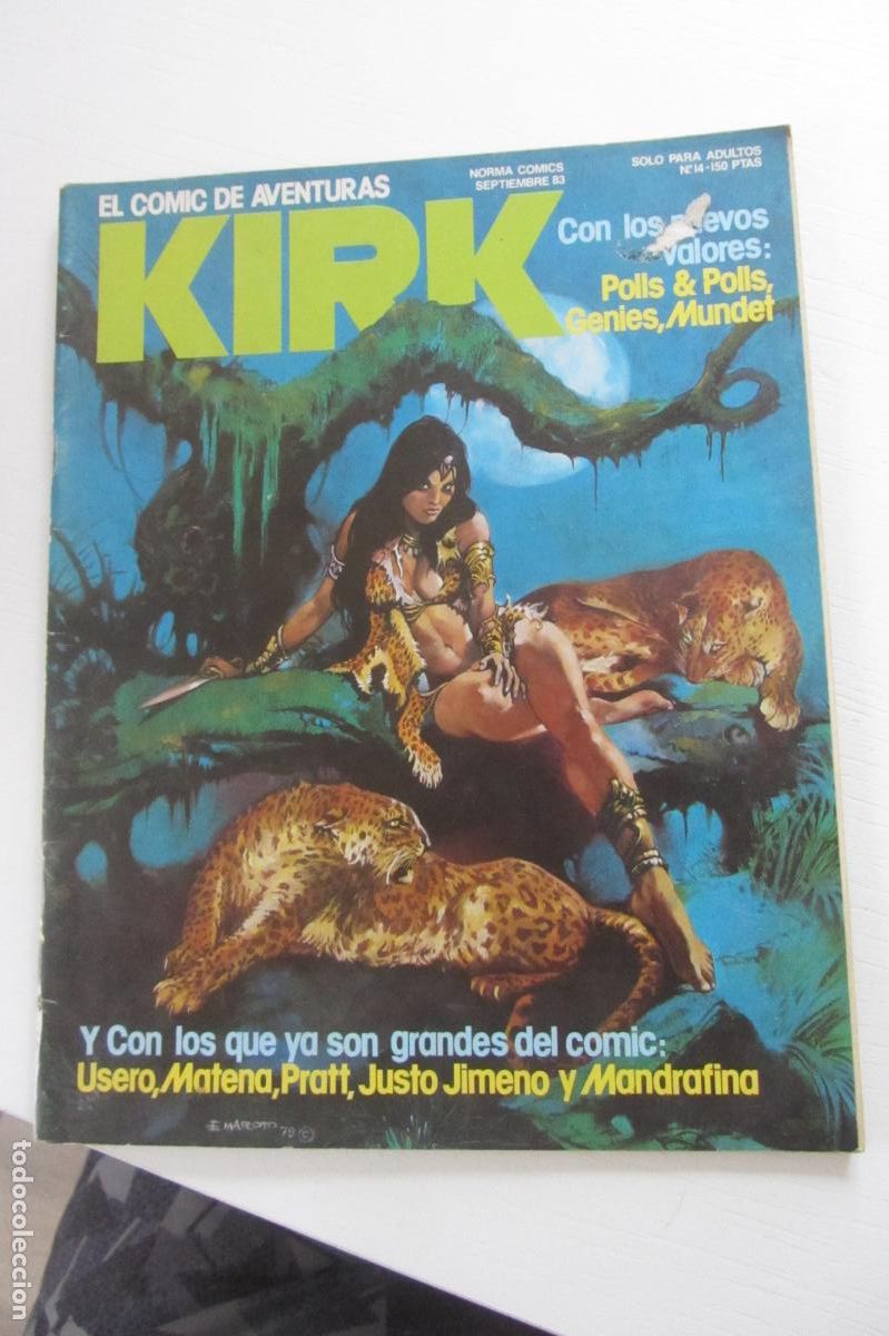 C&oacute;mics: KIRK N&ordm; 14 - EL COMIC DE AVENTURAS - NORMA EDITORIAL arx240