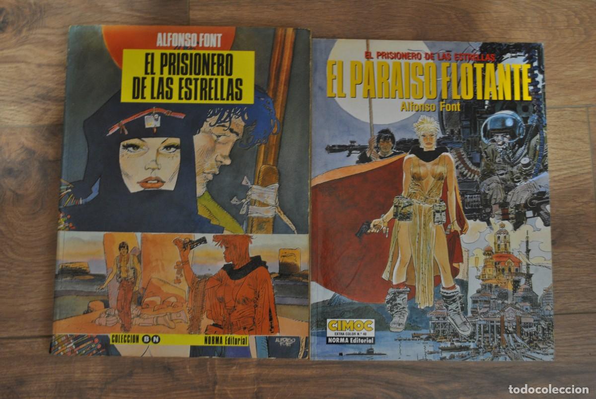 C&oacute;mics: El prisionero de las estrellas. Alfonso Font. Edici&oacute;n original Completa. - Foto 1
