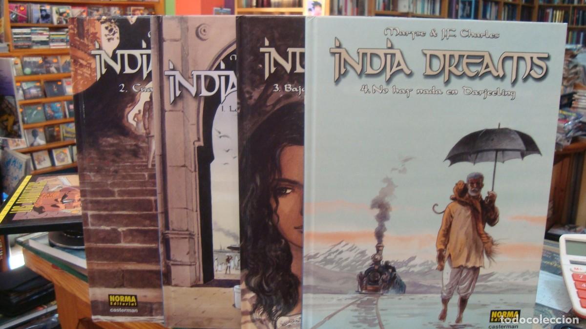 C&oacute;mics: INDIA DREAMS - MARISE Y J.F CHARLES - 4 TOMOS COMPLETA - NORMA TAPA DURA - MUY BIEN