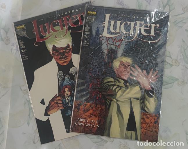 C&oacute;mics: Lucifer. Seis cartas sobre la mesa. Mike Carey y Chris Weston. Norma comics 2001. L&iacute;nea Vertigo