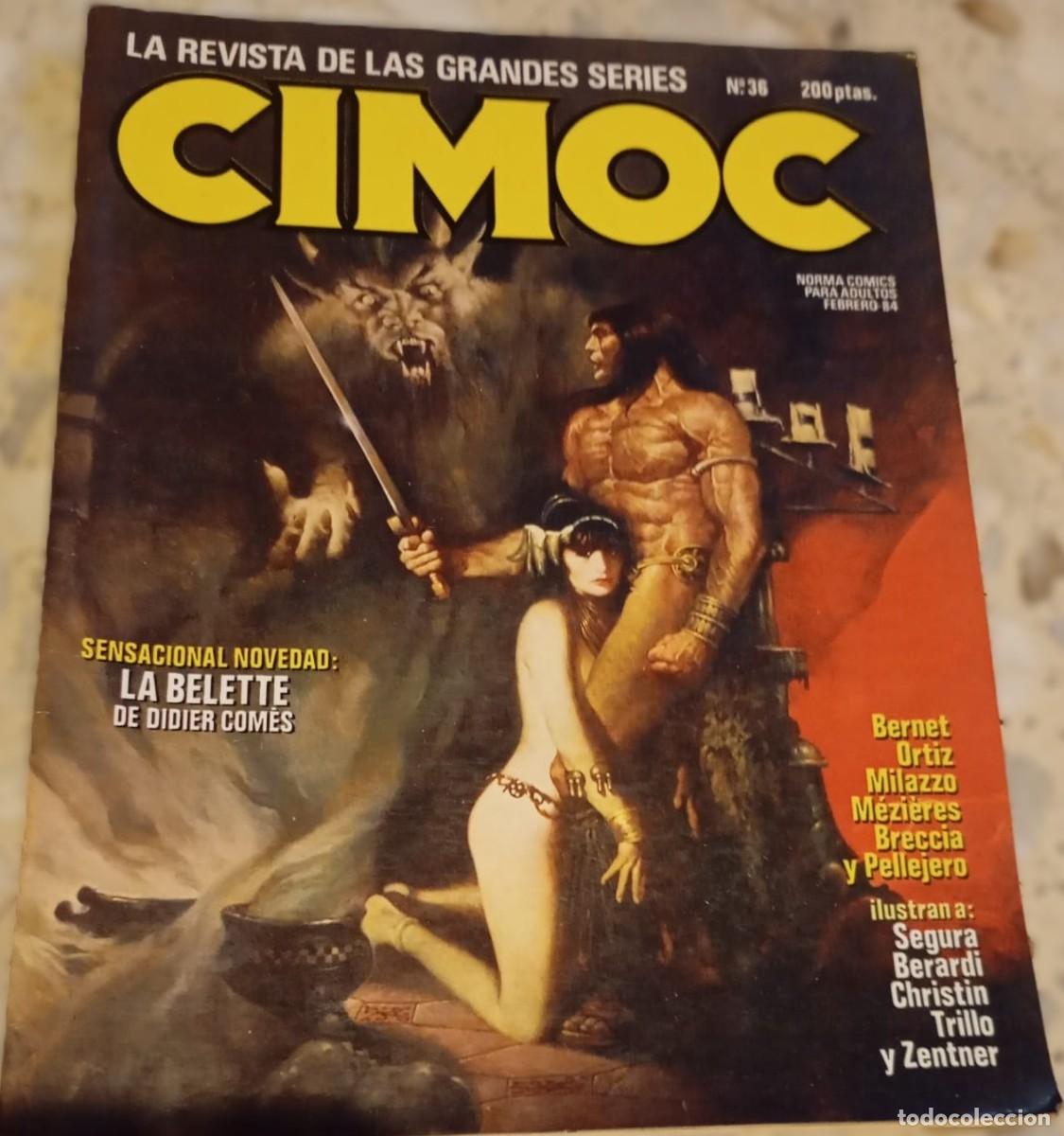 C&oacute;mics: REVISTA CIMOC N&ordm; 36, BERNET, 0RTIZ, BERARDI, MILAZZO, PELLEJERO, MEZIERES, CHRISTIN
