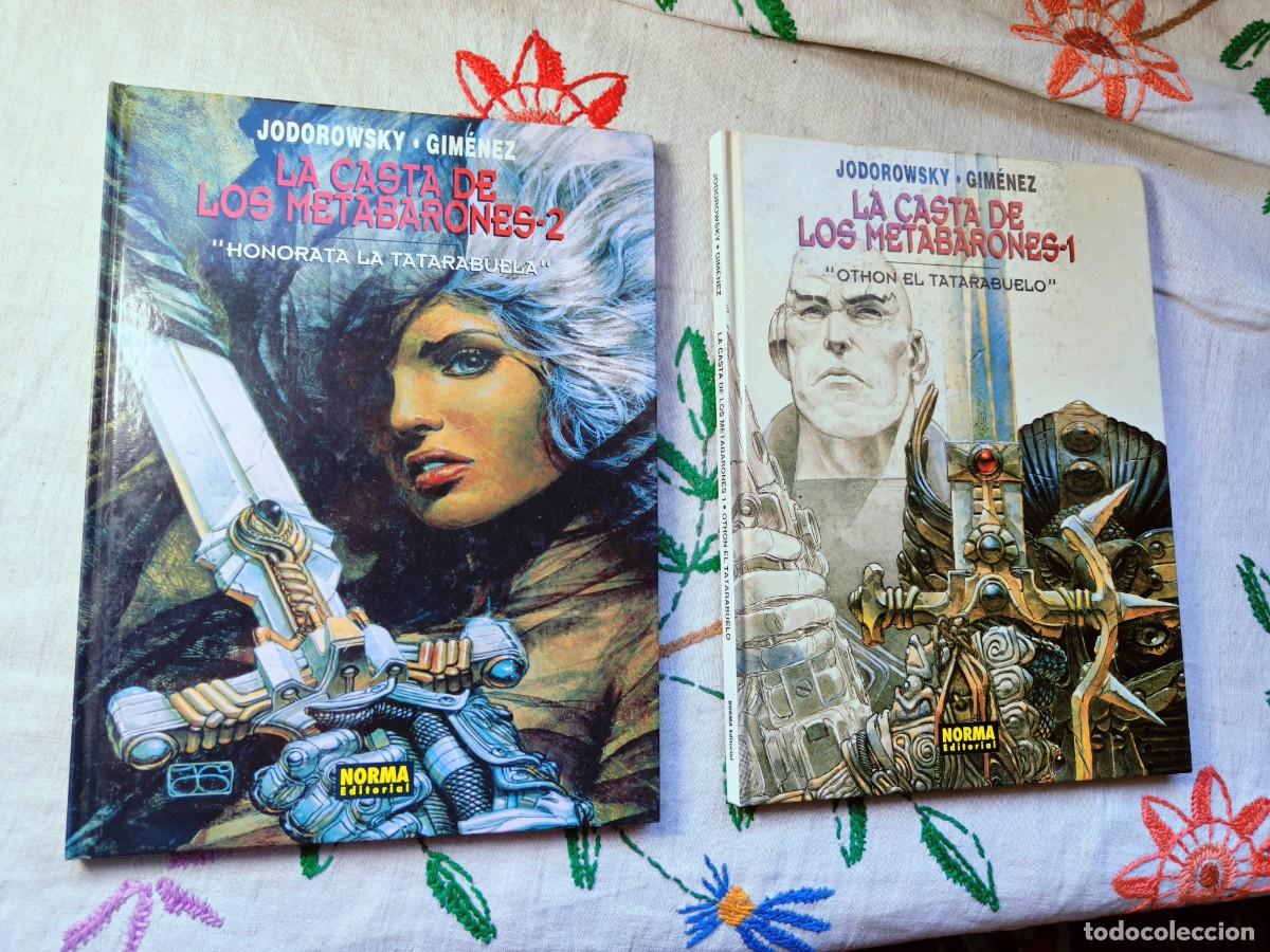 C&oacute;mics: Casta Metabarones. Tomo 1: Othon el Tatarabuelo y Volumen 2: Honorata la Tatarabuela. Norma. Tapa du
