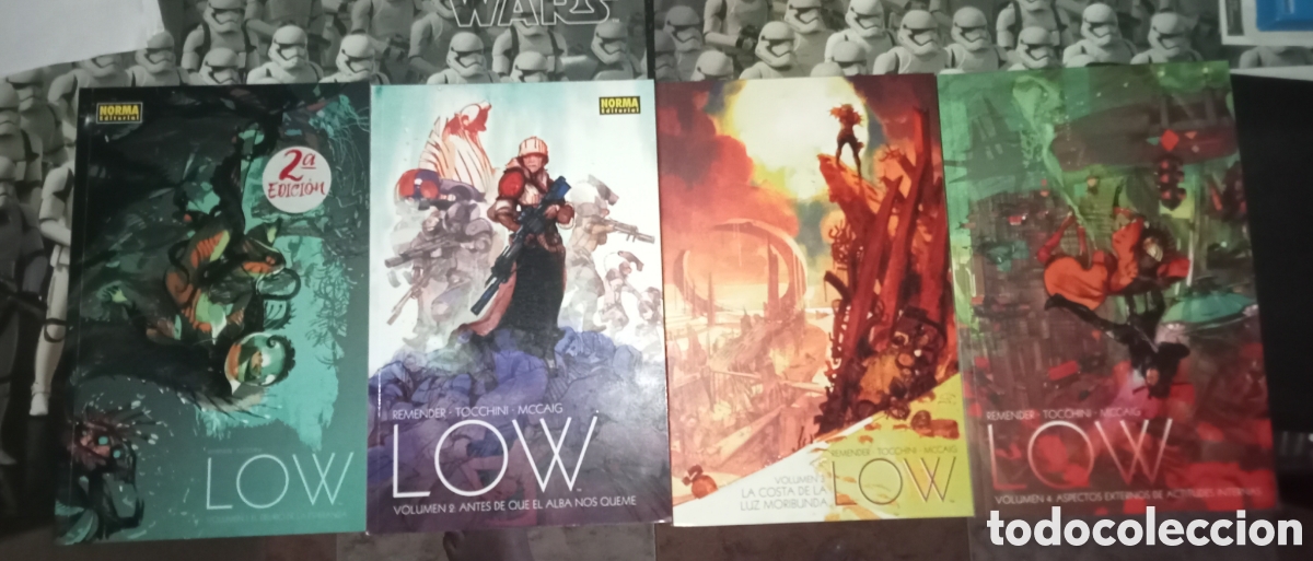C&oacute;mics: Low volumen 1, 2 ,3 y 4 Remender Tocchini Mccaig