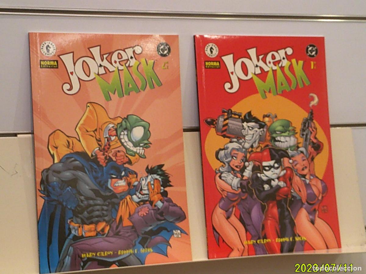 C&oacute;mics: JOKER MASK COMPLETA 2 NUMEROS DARK HORSE Y DC - NORMA