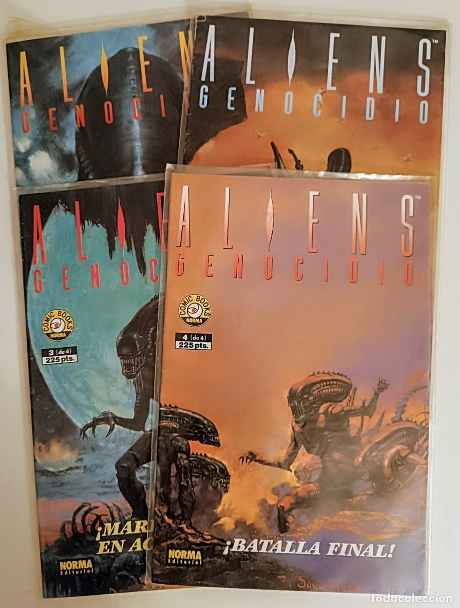 C&oacute;mics: Aliens: Genocidio (1 al 4) Colecci&oacute;n Completa - Norma 1993 (Mint/NM)