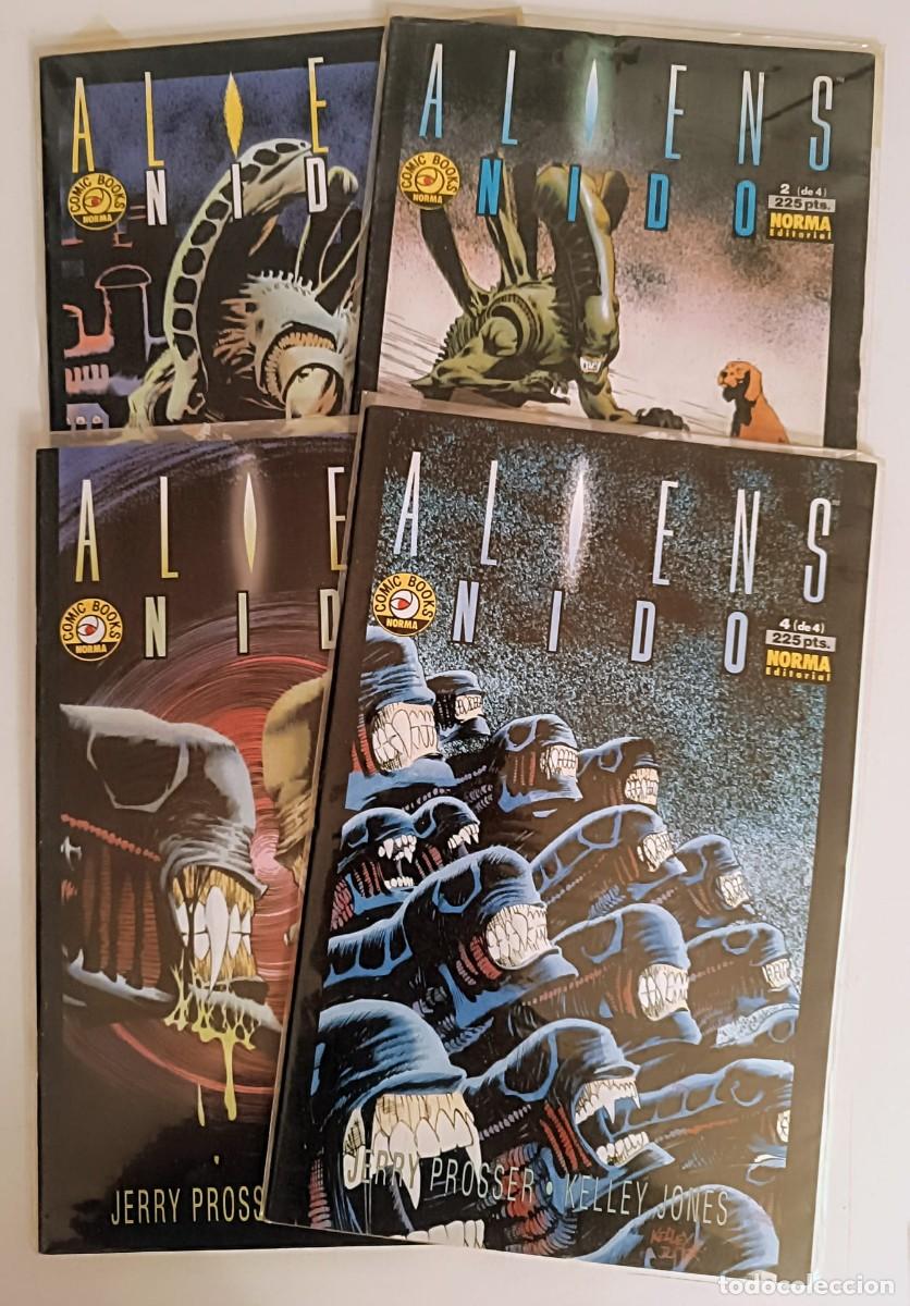 C&oacute;mics: Aliens: El Nido (1 al 4) Colecci&oacute;n Completa - Norma 1993 (Mint/NM)