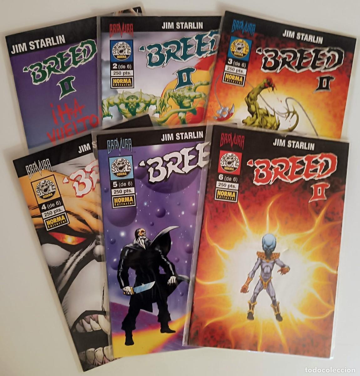 C&oacute;mics: Breed II (1 al 6) Colecci&oacute;n Completa - Jim Starlin / Norma 1996 (Mint)