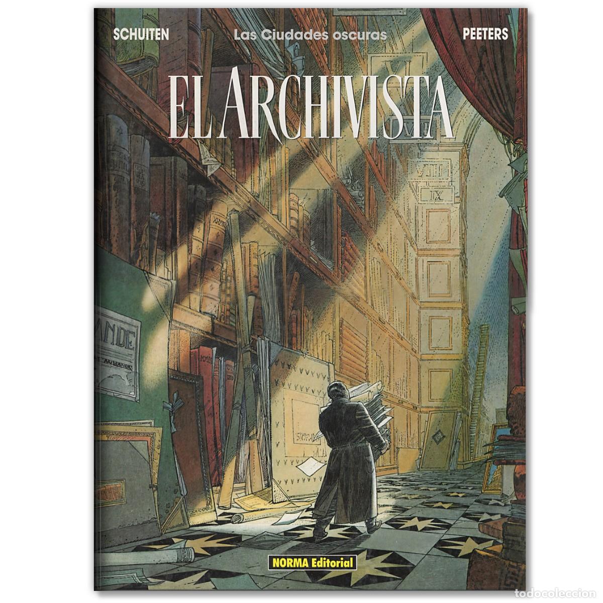 C&oacute;mics: EL ARCHIVISTA Edici&oacute;n Tapa Dura con Ilustraci&oacute;n Original F. Schuiten