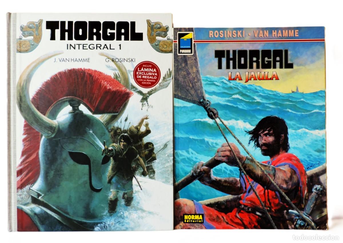 C&oacute;mics: Lote de libros Thorgal Integral 1 + La jaula Rosinski - Van Hamme