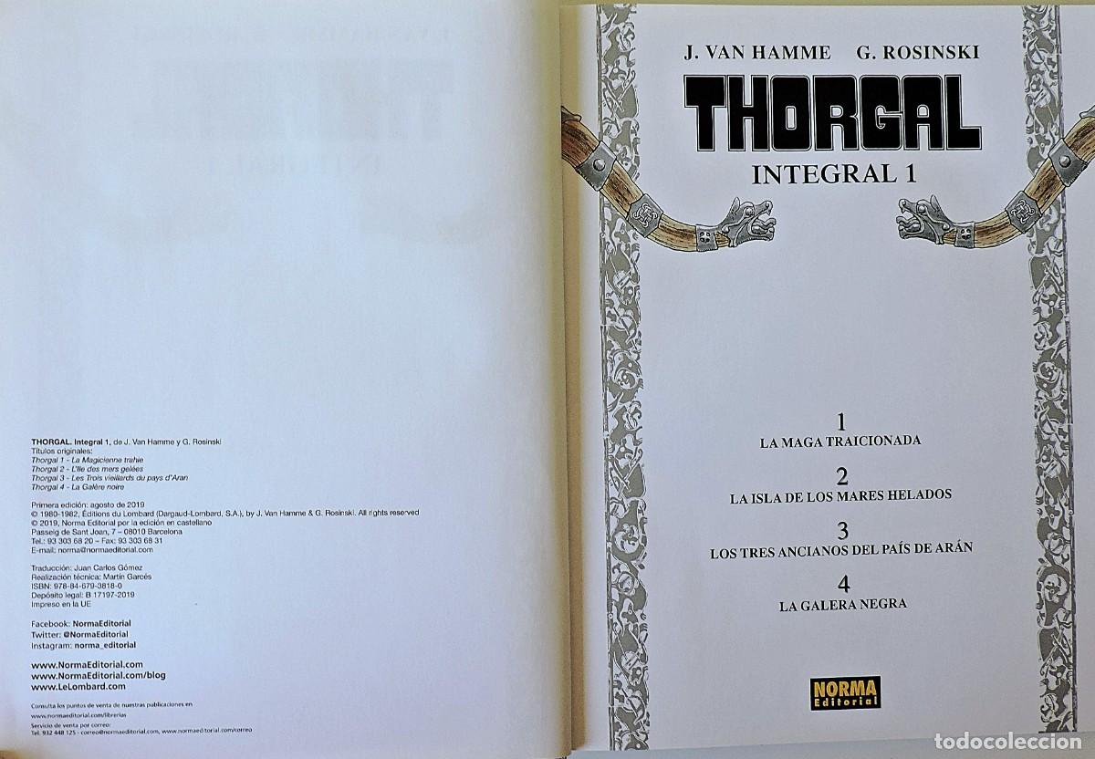 C&oacute;mics: Lote de libros THORGAL Integral 1 + LA JAULA Rosinski - Van Hamme - Foto 5