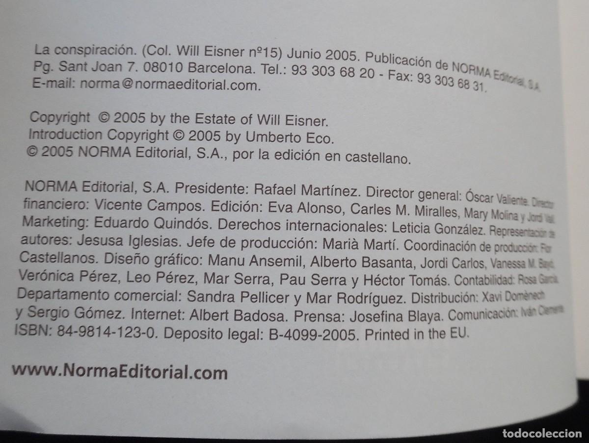 C&oacute;mics: Will Eisner, La conspiraci&oacute;n. La historia secreta de los protocolos de los Sabios de Si&oacute;n - Foto 4