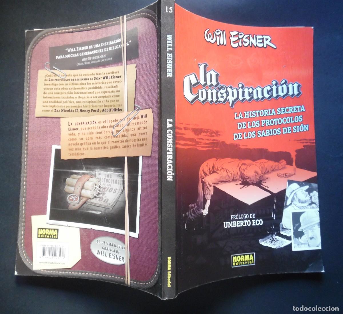 C&oacute;mics: Will Eisner, La conspiraci&oacute;n. La historia secreta de los protocolos de los Sabios de Si&oacute;n
