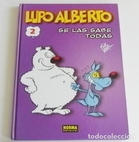 C&oacute;mics: LUPO ALBERTO 2 SE LAS SABE TODAS - C&Oacute;MIC SILVER HUMOR GR&Aacute;FICO TAPA DURA NORMA EDITORIAL 2000 1&ordf; Ed.