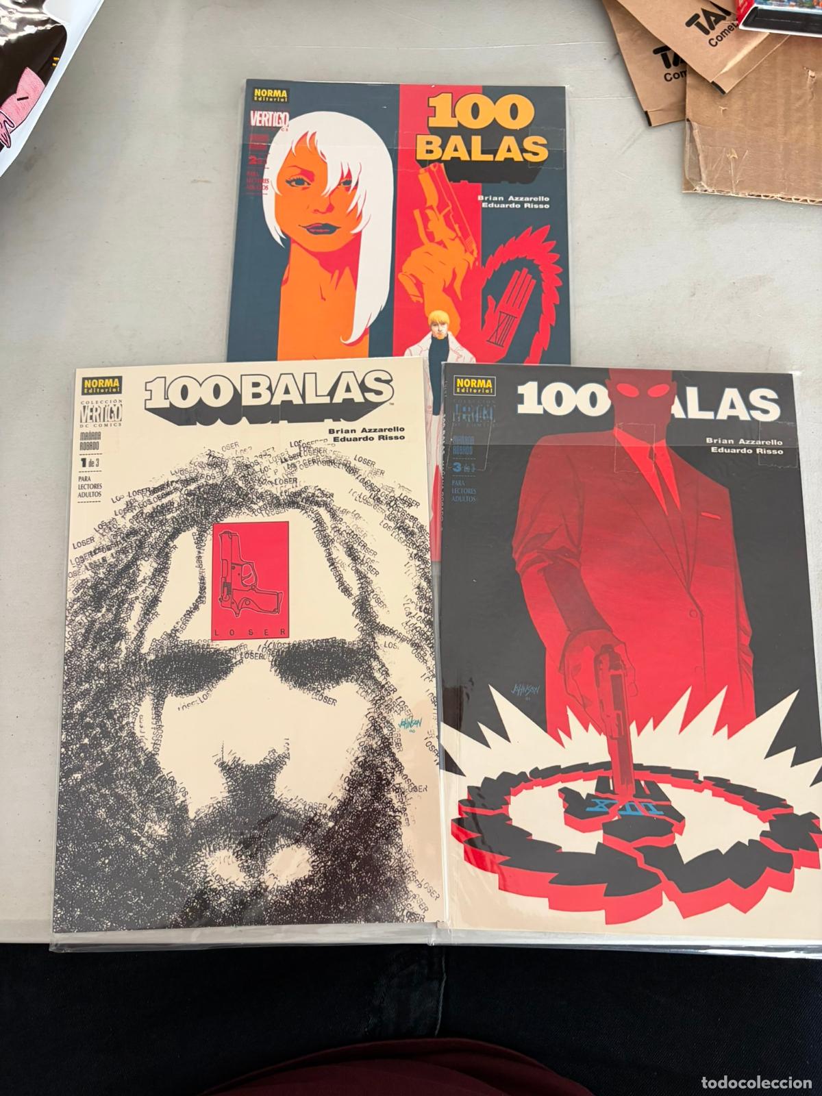 C&oacute;mics: 100 BALAS - MA&Ntilde;ANA ROBADO - 1 AL 3 - NORMA - COLECCION VERTIGO - N&deg; 209 - 210 - 212