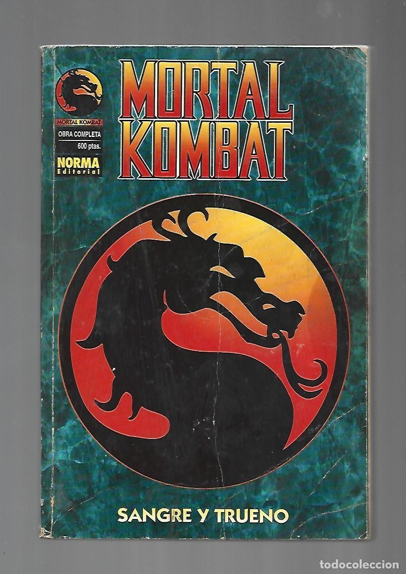 C&oacute;mics: Mortal Kombat: sangre y trueno, 1995, obra completa, 7 n&uacute;meros, Norma, buen estado