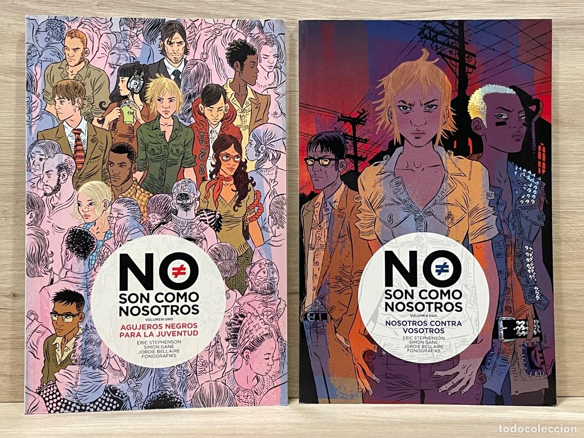 C&oacute;mics: No son como nosotros / Completo 2 vol&uacute;menes / Eric Stephenson, Simon Gane, Joedie Bellaire / Norma