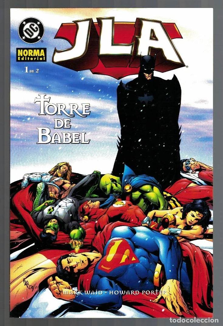 C&oacute;mics: JLA TORRE DE BABEL 1 y 2 colecci&oacute;n completa NORMA 2001, excelente estado